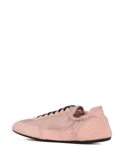 Prada Logoed Sneakers In Pink