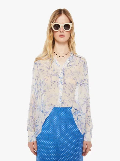 Alix Of Bohemia Poesy Shirt Avian In White - Size X-large