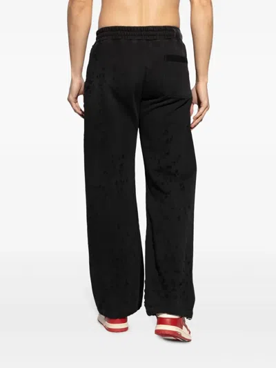Amiri Men "ma Shotgun Embroidered" Straight Sweatpant In Black