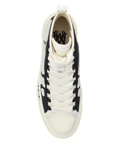 Amiri Black And White Sneaker Skel Court Hi Men