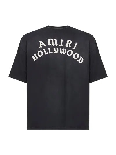 Amiri Men Black  Hollywood Oversized T-shirt