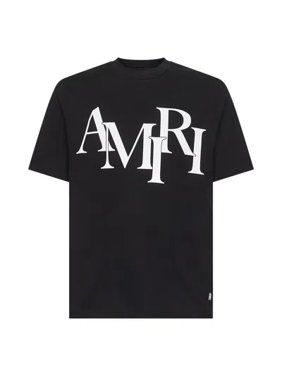 Amiri Cotton T-shirt With Front Logo Print
