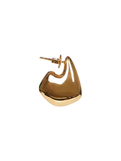 Bottega Veneta Women Sterling Silver Mini Fin Earrings In Multi
