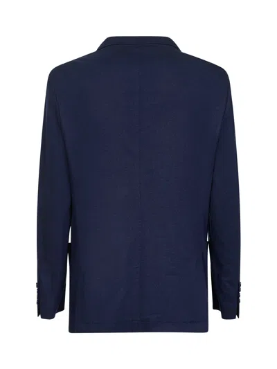 Brunello Cucinelli Single-breasted Cashmere Blazer In Blue