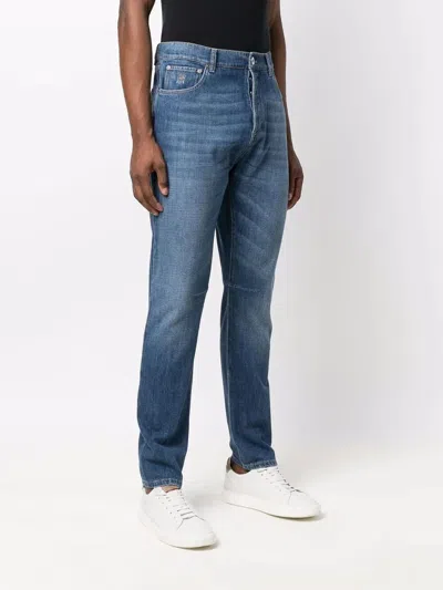 Brunello Cucinelli Shorts - Denim In Blue