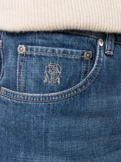 Brunello Cucinelli Shorts - Denim In Blue
