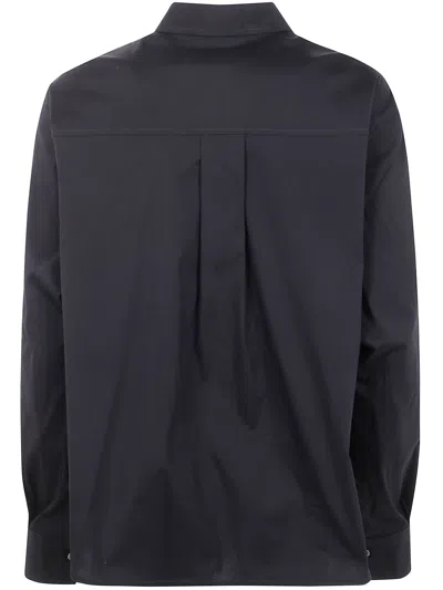 Brunello Cucinelli Button-down Draped Shirt In Blue