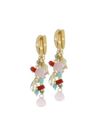 Nivy Silver Earrings With Stones Woman  Sasha Oarp0511-g