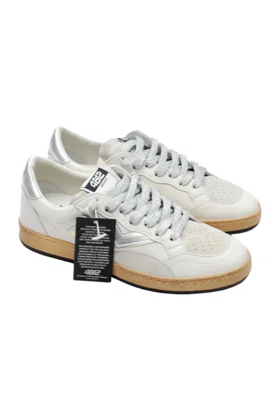 4b12 Women's Leather Sneakers  Playnew White Ice In White