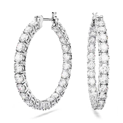 Swarovsky Women's Circle Earrings  Matrix 5647715