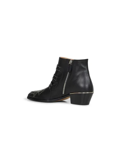 Chloé Chloe Susanna 40 Studded Leather Ankle Boots