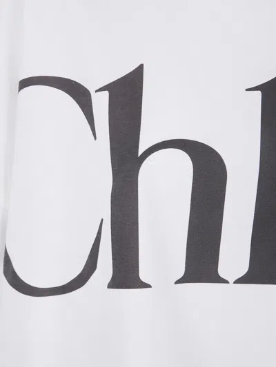 Chloé Chloe Women Cropped Oversized T-shirt