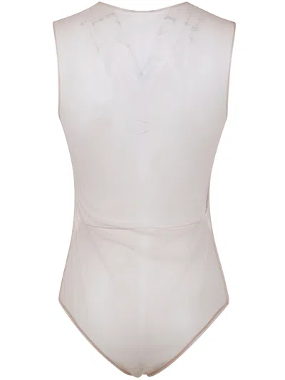 Courrèges Courreges Pre Illusion Circle Bodysuit In Black