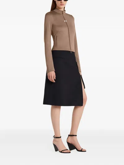 Courrèges Courreges Women Midi Skirt With Zipper