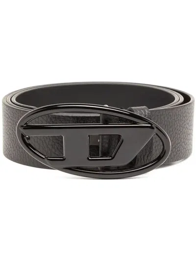 Diesel Oval D Logo B-1dr Accessories In Black