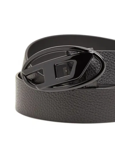 Diesel Oval D Logo B-1dr Accessories In Black