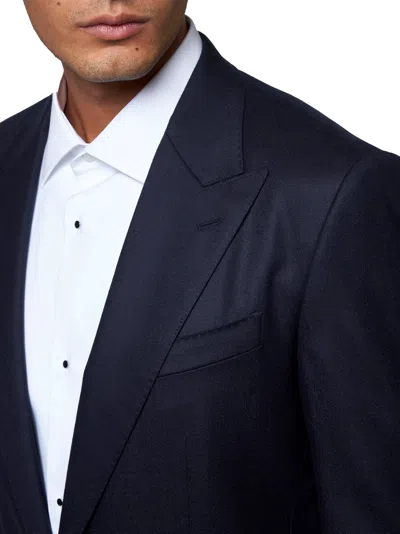 Dolce & Gabbana Men Wool Single-breasted Blazer In Blue