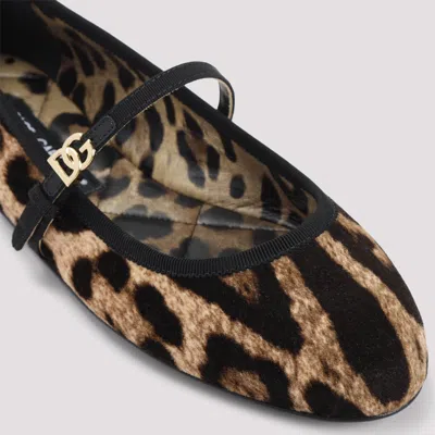 Dolce & Gabbana Printed Leo Ballerina Women
