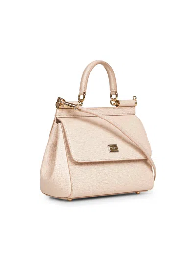 Dolce & Gabbana Women Pink Medium Sicily Handbag