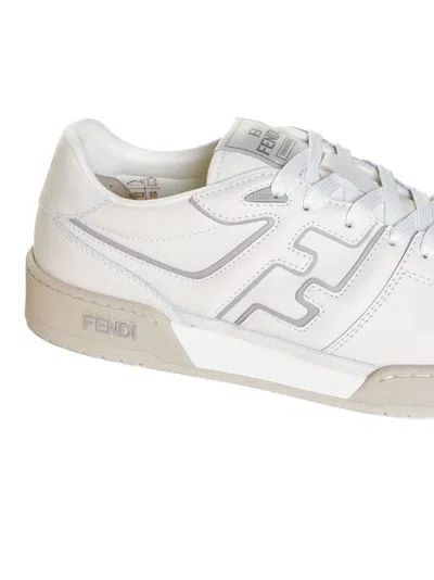 Fendi Match Sneakers In White