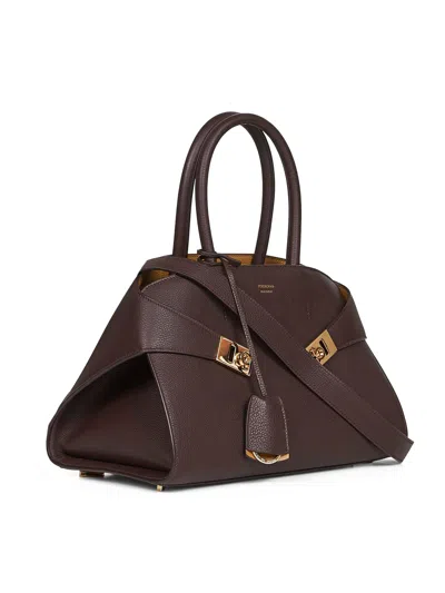 Ferragamo Women Hug Mini Leather Tote Bag