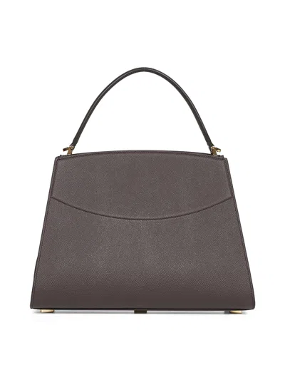 Ferragamo Women Brown New  Studio Box Bag (m) Handbag