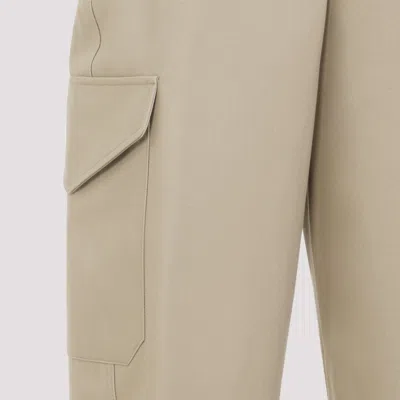 Givenchy Womens Beige Cocoon Straight-leg Cotton-wool Blend Trousers In Neutral