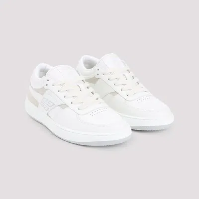 Givenchy G Move White Low Top Sneakers With Logo Detail On The Side In Leather Man