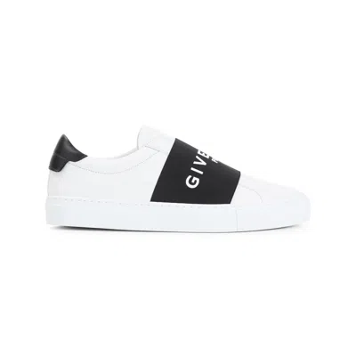 Givenchy Sneaker Urban Street In Pelle Con Fascia Elasticizzata In White