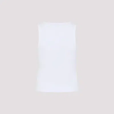 Givenchy Slim Tank Top With Logo Print In White