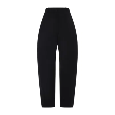 Givenchy Black Wool Tailored Pants In Black