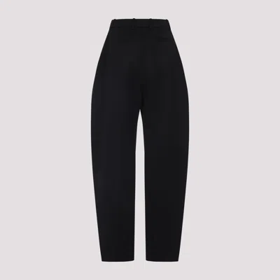 Givenchy Black Wool Tailored Pants In Black