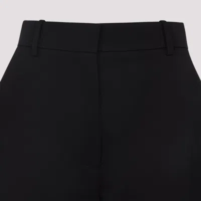 Givenchy Black Wool Tailored Pants In Black