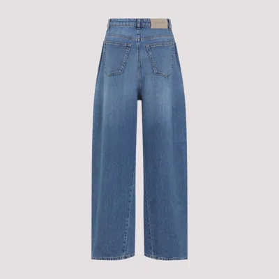 Givenchy Cocoon Pants In Washed Denim In Blue