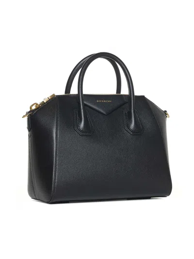 Givenchy Small Structured Handbag With Removable Shoulder Strap In Black
