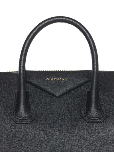 Givenchy Small Structured Handbag With Removable Shoulder Strap In Black