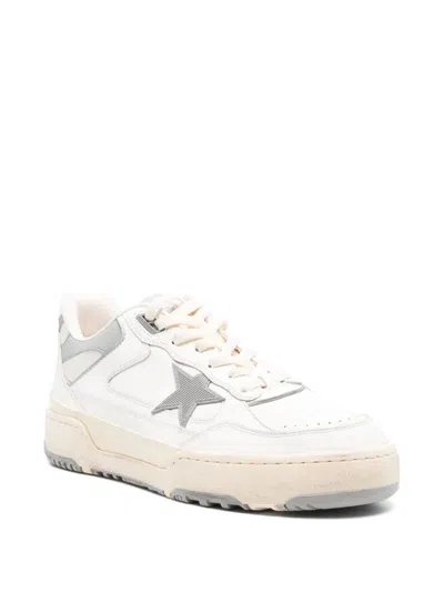 Golden Goose "forty Two" Leather Upper Toe Heel And Spur Rubber Star Sneakers Shoes
