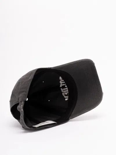 Golden Goose `journey` Baseball Cap With `golden` Embroidery In Gray
