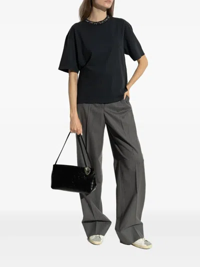 Golden Goose Crystal Toe And Tongue Zebra Star Sneakers In White