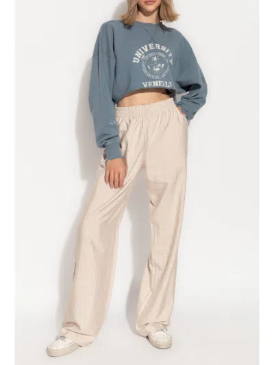 Golden Goose Women Journey Cropped Crewneck Sweatshirt