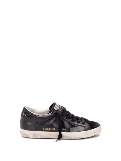 Golden Goose Deluxe Brand Women Super-star Classic With List Low-top Sneakers With Suede Inserts And