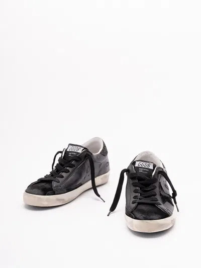 Golden Goose Deluxe Brand Women Super-star Classic With List Low-top Sneakers With Suede Inserts And