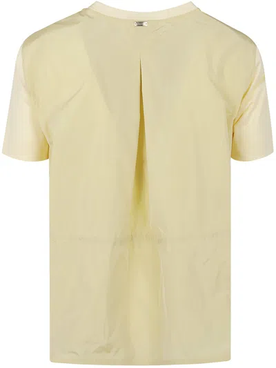Herno Women Taffeta Tee Shirt In Neutral