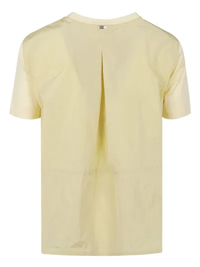 Herno Women Taffeta Tee Shirt In Neutral