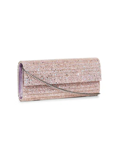 Jimmy Choo Glitter Rectangular Shoulder Bag With Removable Chain