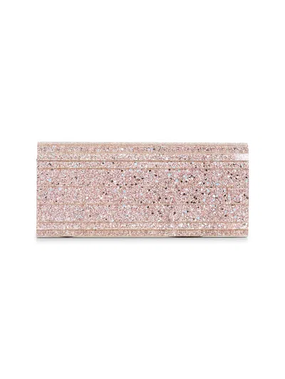Jimmy Choo Glitter Rectangular Shoulder Bag With Removable Chain