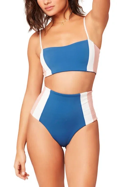 L*space Lspace L Space Portia Girl High Waist Bikini Bottoms