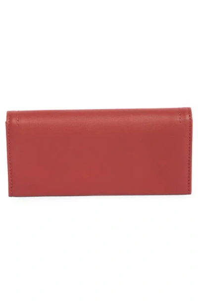 Longchamp Leather Continental Flap Wallet