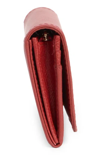 Longchamp Leather Continental Flap Wallet