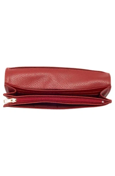 Longchamp Leather Continental Flap Wallet